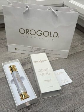 Orogold White Gold Anti-Aging Serum - White & Gold